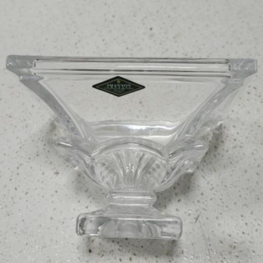 Shannon Ireland Crystal Design Candy or Serving Dish Home Dining Entertaining